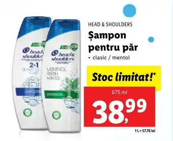 Lidl HEAD & SHOULDERS Şampon pentru păr Ofertă