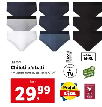 Lidl LIVERGYⓇ Chiloţi bărbați Ofertă