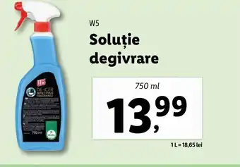 Lidl W5 Soluţie degivrare Ofertă