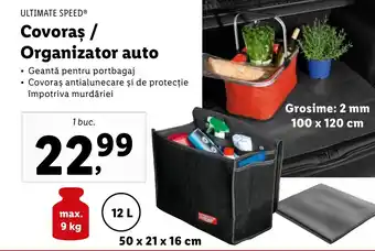 Lidl ULTIMATE SPEEDⓇ Covoras / Organizator auto Ofertă
