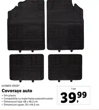 Lidl ULTIMATE SPEEDⓇ Covorase auto Ofertă
