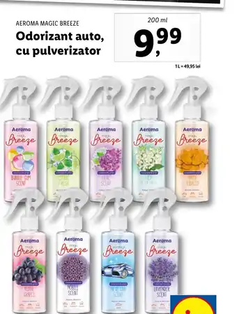 AEROMA MAGIC BREEZE Odorizant auto, cu pulverizator