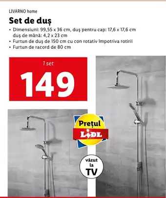 Lidl LIVARNO home Set de duş Ofertă