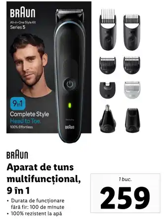 Lidl BRAUN Aparat de tuns multifuncțional, 9 in 1 Ofertă