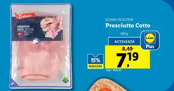 Lidl DULANO SELECTION Prosciutto Cotto Ofertă