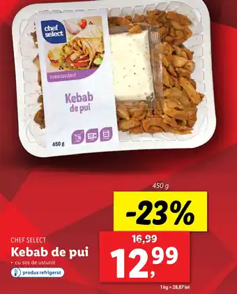 Lidl CHEF SELECT Kebab de pui Ofertă