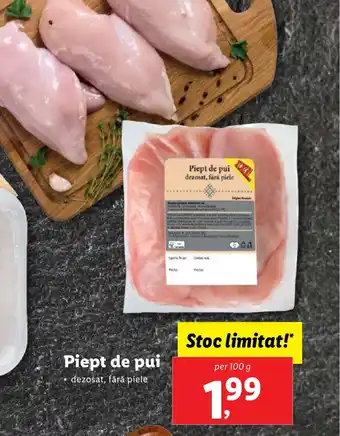 Lidl Piept de pui Ofertă