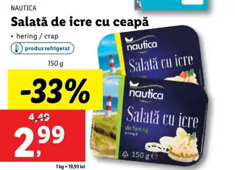 Lidl NAUTICA Salată de icre cu ceapă Ofertă