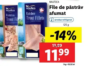 Lidl NAUTICA File de păstrăv afumat Ofertă