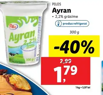 Lidl PILOS Ayran Ofertă