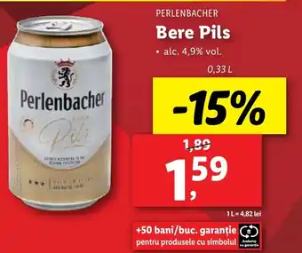 Lidl PERLENBACHER Bere Pils Ofertă