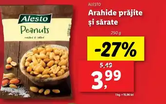 Lidl ALESTO Arahide prăjite şi sărate Ofertă