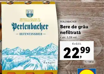 Lidl PERLENBACHER Bere de grâu nefiltrată Ofertă