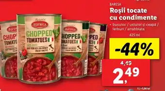 Lidl BARESA Roșii tocate cu condimente Ofertă