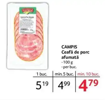 Selgros CAMPIS Ceafă de porc afumată Ofertă