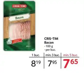 Selgros CRIS-TIM Bacon Ofertă