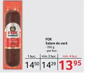 Selgros FOX Salam de vară Ofertă