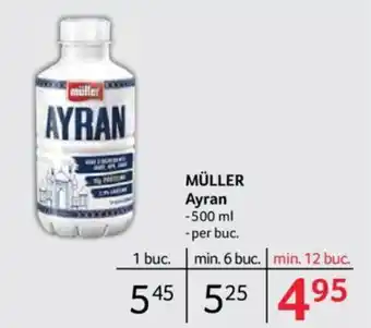 Selgros MÜLLER Ayran Ofertă