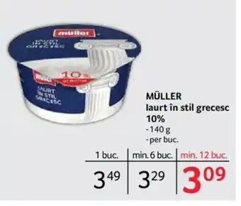 Selgros MÜLLER laurt în stil grecesc 10% Ofertă