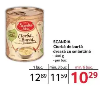 SCANDIA Ciorbă de burtă dreasă cu smântână