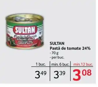 Selgros SULTAN Pastă de tomate 24% Ofertă