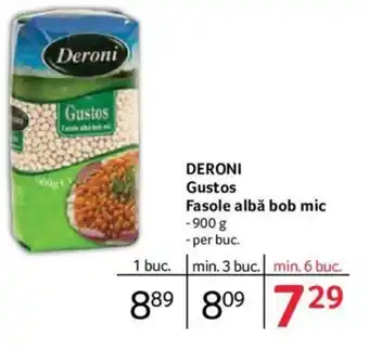 Selgros DERONI Gustos Fasole albă bob mic Ofertă