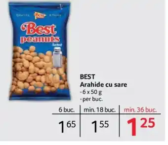 Selgros BEST Arahide cu sare Ofertă