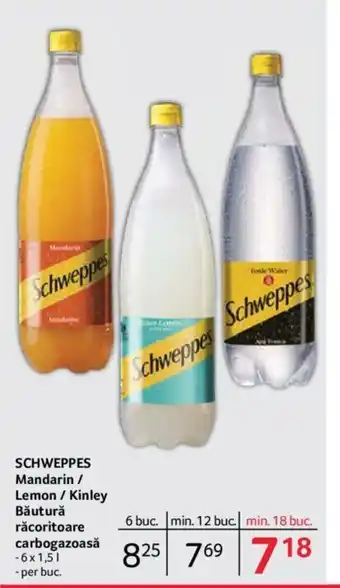 Selgros SCHWEPPES Mandarin / Lemon / Kinley Băutură răcoritoare carbogazoasă Ofertă