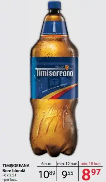 Selgros TIMIŞOREANA Bere blondă Ofertă
