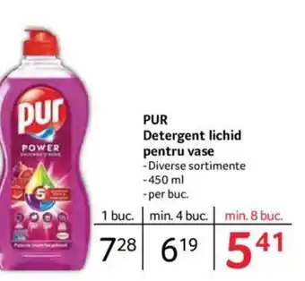 Selgros PUR Detergent lichid pentru vase Ofertă