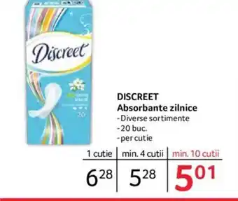 Selgros DISCREET Absorbante zilnice Ofertă