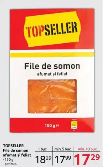 Selgros TOPSELLER File de somon afumat şi feliat Ofertă