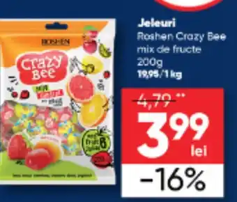 PROFI Jeleuri Roshen Crazy Bee mix de fructe Ofertă