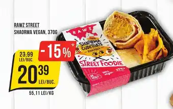 RAWZ STREET SHAORMA VEGAN, 370G