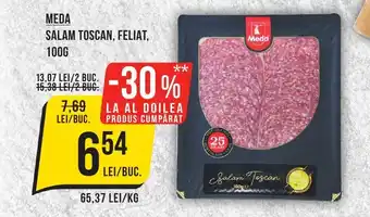 Mega Image MEDA SALAM TOSCAN, FELIAT, 100G Ofertă