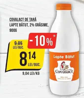 Mega Image COVALACT DE ȚARĂ LAPTE BĂTUT,2% GRĂSIME, 900G Ofertă