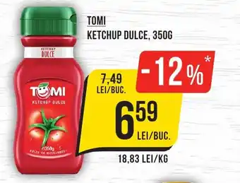 Mega Image TOMI KETCHUP DULCE, 350G Ofertă