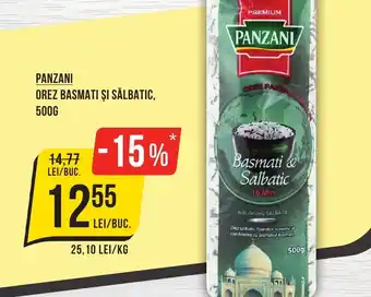 Mega Image PANZANI OREZ BASMATI ȘI SĂLBATIC,500G Ofertă