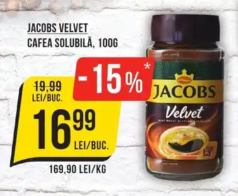 Mega Image JACOBS VELVET CAFEA SOLUBILĂ, 100G Ofertă