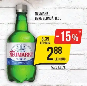 Mega Image NEUMARKT BERE BLONDĂ, 0.5L Ofertă