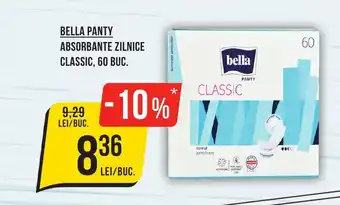 Mega Image BELLA PANTY ABSORBANTE ZILNICE CLASSIC, 60 BUC. Ofertă