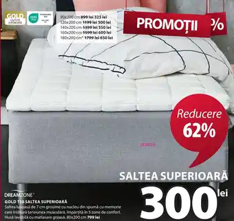JYSK GOLD T50 SALTEA SUPERIOARĂ Ofertă