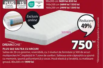 JYSK PLUS S65 SALTEA CU ARCURI Ofertă