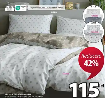 JYSK LENJERIE DE PAT CU CEARŞAF Ofertă
