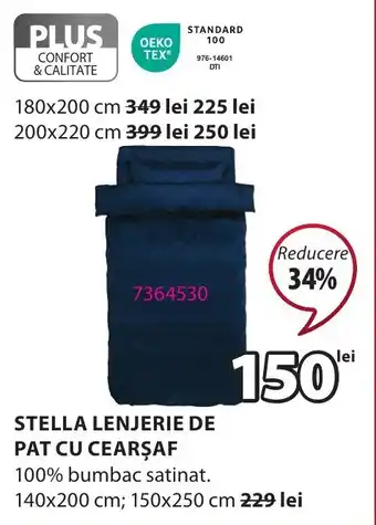 JYSK STELLA LENJERIE DE PAT CU CEARŞAF Ofertă