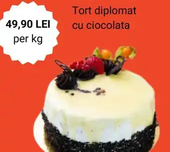 Carrefour Tort diplomat cu ciocolata Ofertă