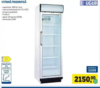 Metro VITRINĂ FRIGORIFICĂ Ofertă