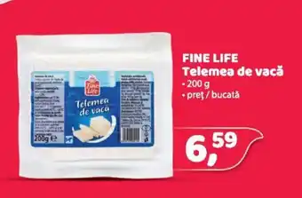 La Doi Pasi FINE LIFE Telemea de vacă Ofertă