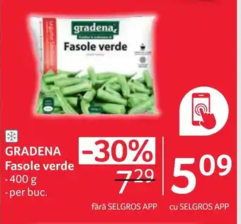 Selgros GRADENA Fasole verde Ofertă