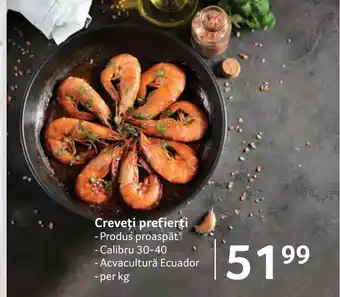 Selgros Creveţi prefierți Ofertă